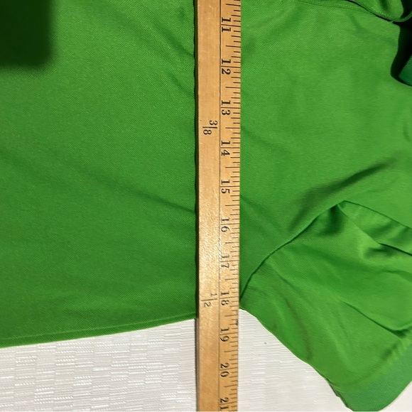 High p public women uniform green short sleeves Sz S - Picture 5 of 6